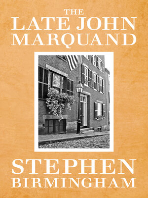 cover image of The Late John Marquand